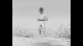 Hefty vintage cock within reach a German nude beach